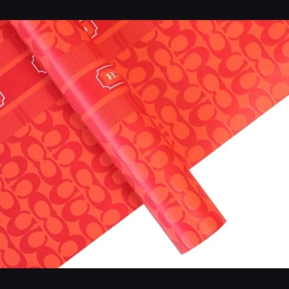 Boujee Luxury Wrapping Paper NWT Red - Picture 4 of 5